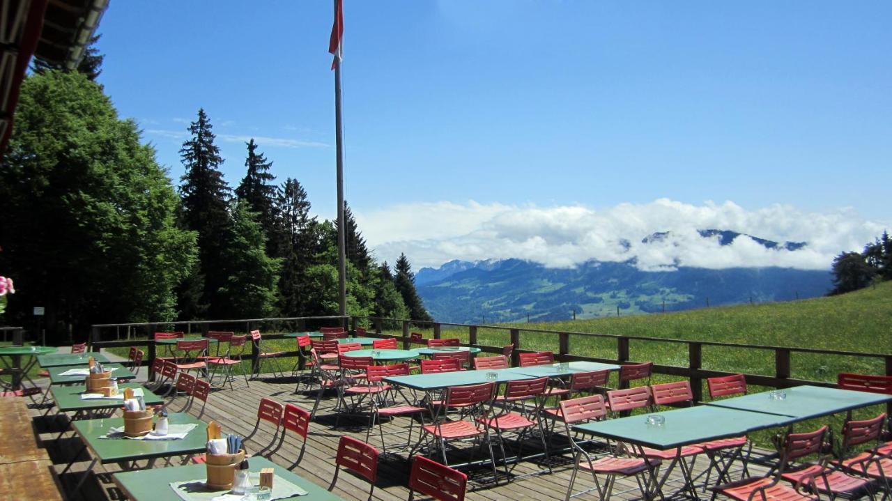 Alpengasthof Brueggele Alberschwende Buitenkant foto